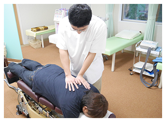 施術中の様子